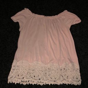 off the shoulder shirt